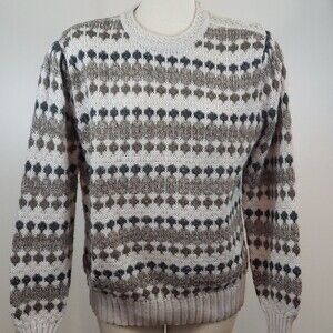 LADY VANESSA Vintage Button Shoulder Sweater size L
